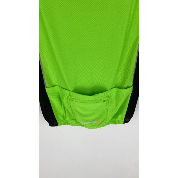 MuddyFox Mens Cycling Short Sleeve Jersey Green Black Size XS New - Picture 8 of 9